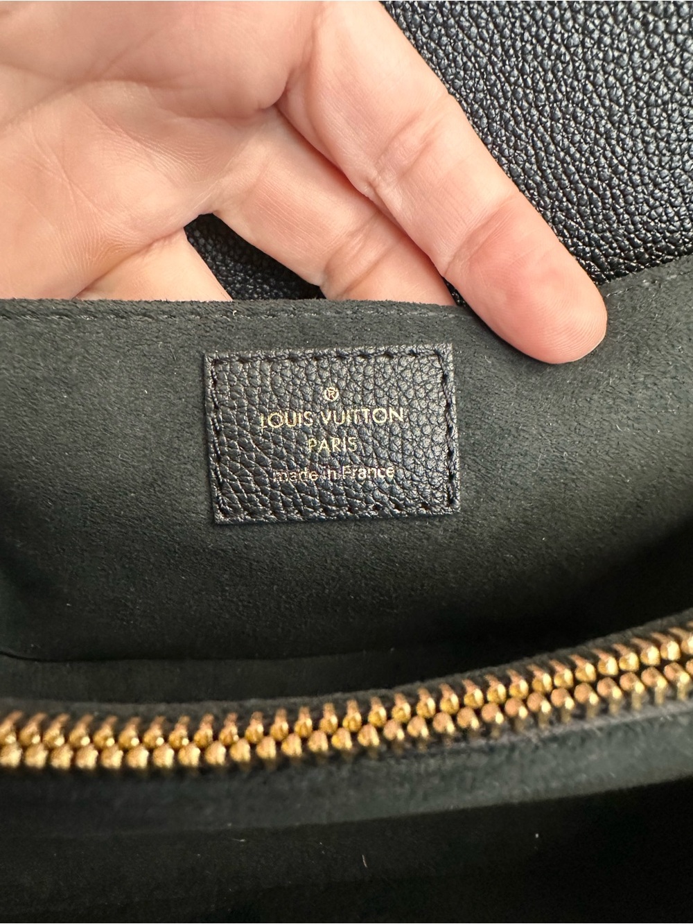 Louis Vuitton Empreinte Pochette Metis East West Black Leather - Picture 7 of 17